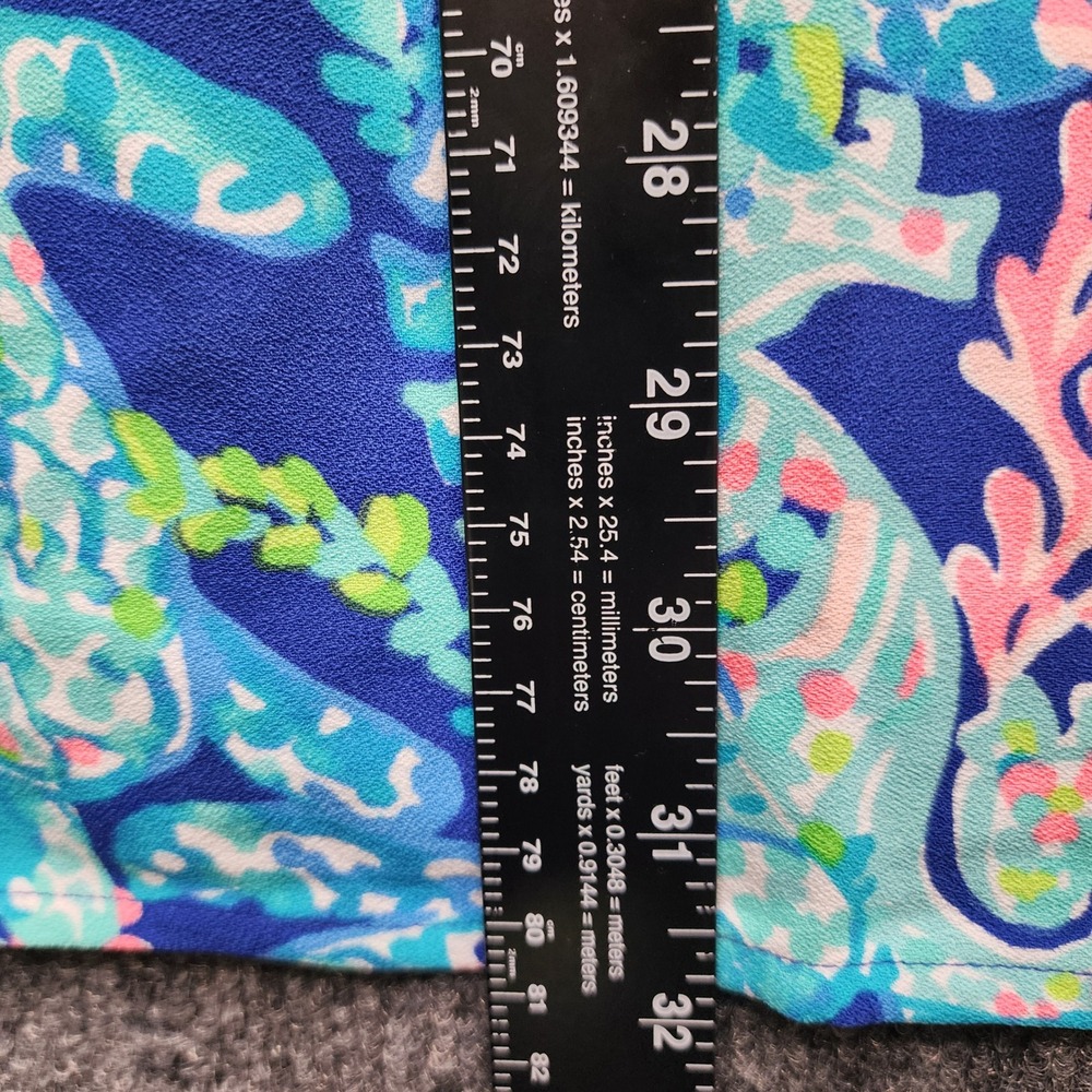 NWT Lilly Pulitzer Zoya Ruffle Sea Turtle Print Skort Romper Resort Size 8 - Picture 2 of 11